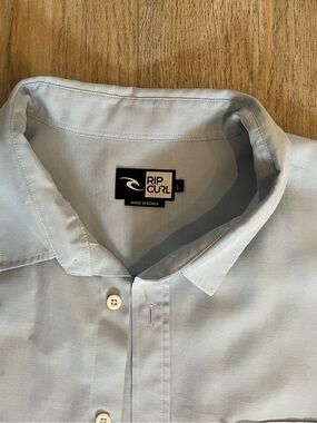 Rip Curl Light Blue Casual Button Down Shirt
